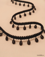 Black Kodi Border Lace – 8 Mtr - Image 2