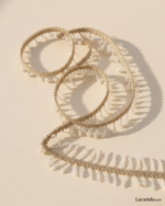 Golden Pearl Border Lace – 8 Mtr - Image 2